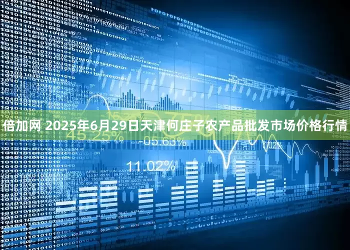 倍加网 2025年6月29日天津何庄子农产品批发市场价格行情