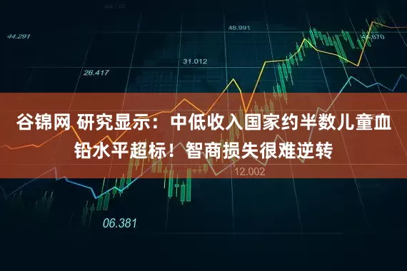 谷锦网 研究显示：中低收入国家约半数儿童血铅水平超标！智商损失很难逆转
